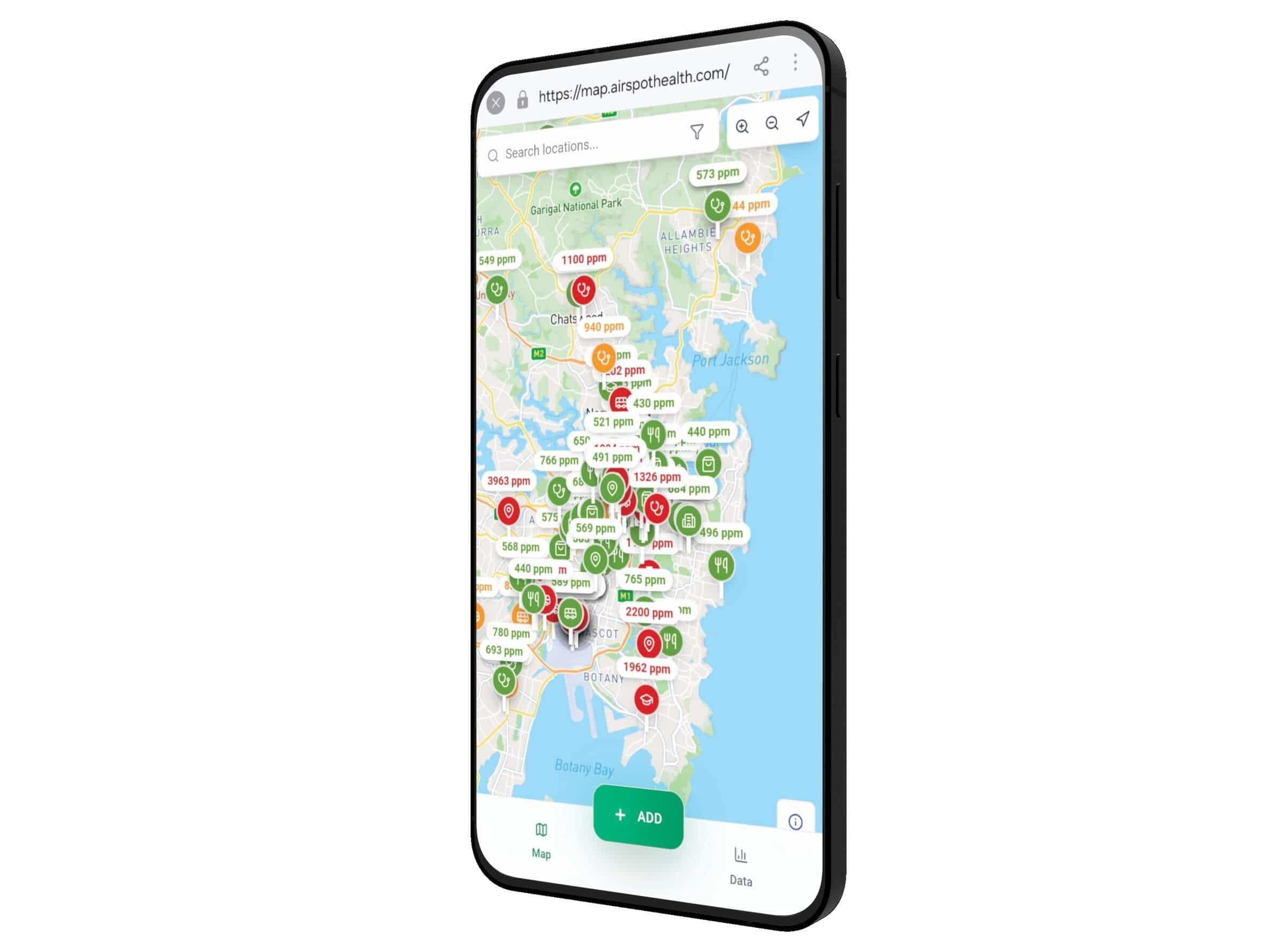 AirSpot Fresh Indoor Map