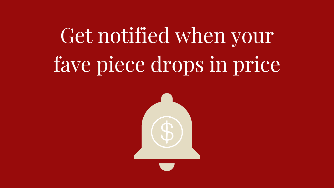 Get Notified When the Price Drops on Your Favorite Pottery
