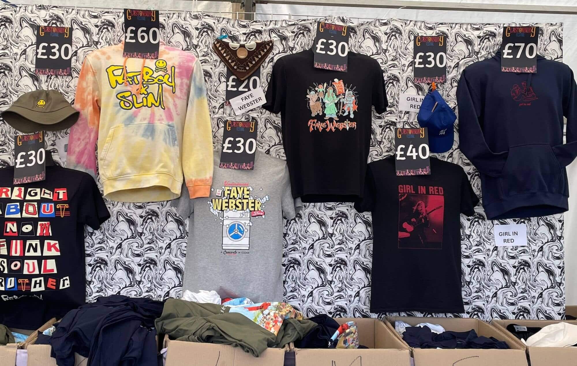 Glastonbury 2025 merchandise