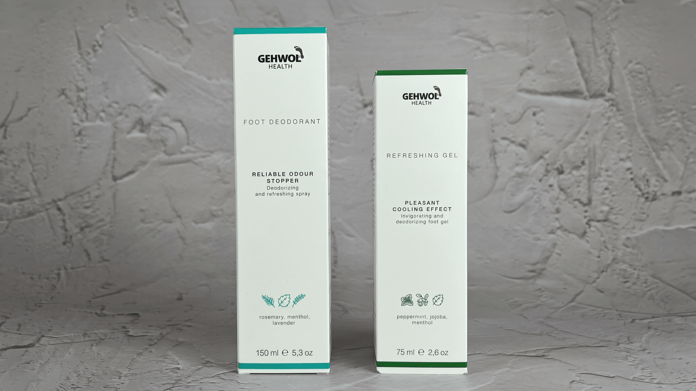 GEHWOL HEALTH Foot Deodorant and Refreshing Gel for active foot care