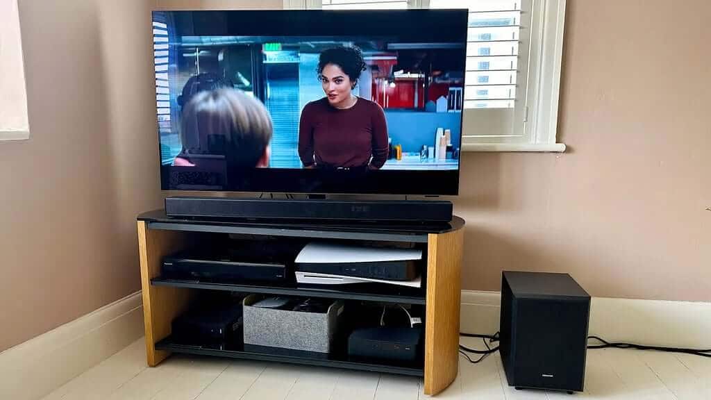 Hisense AX5125H setup in living room