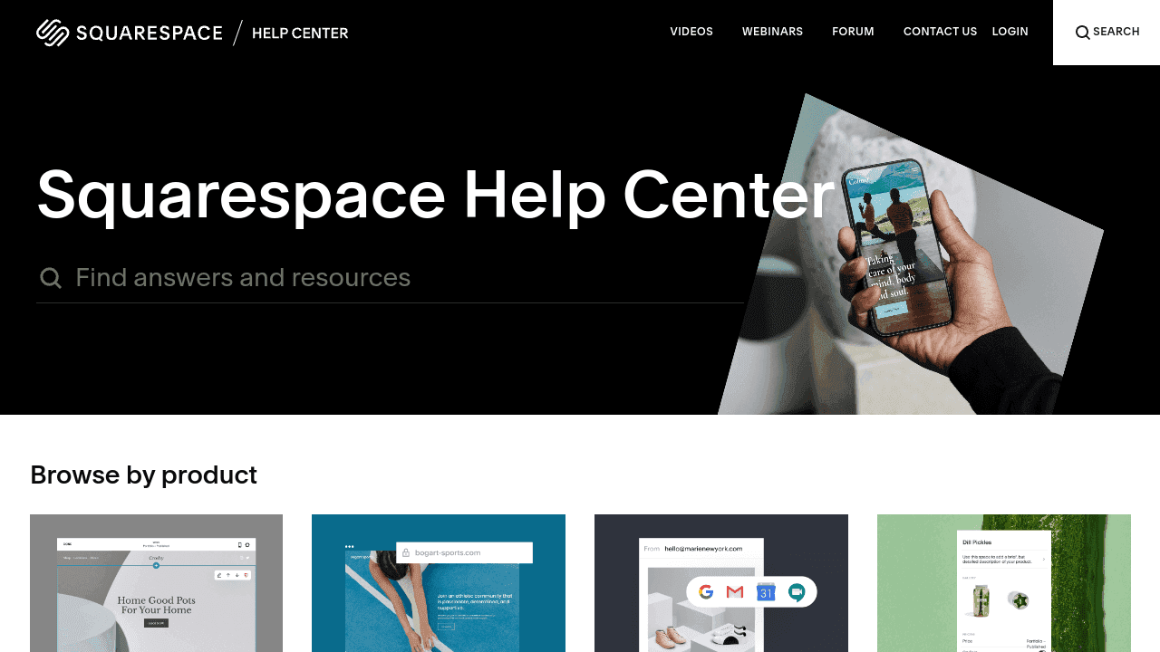 Squarespace support