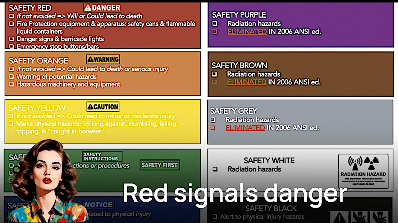 ANSI Safety Colors for Warehouse Floor Markings