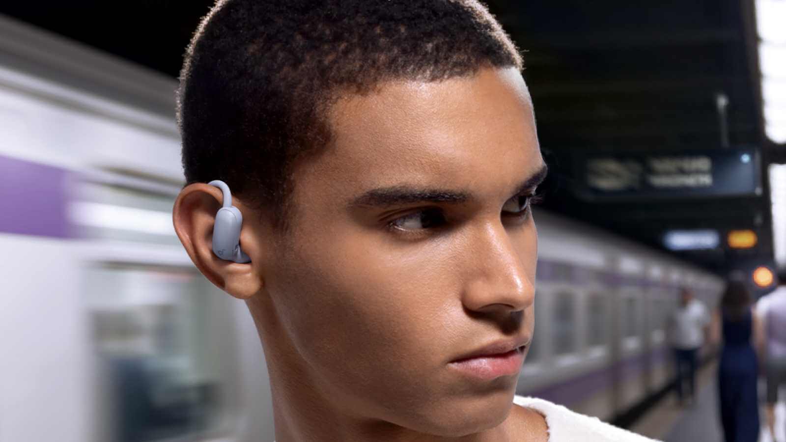 Anker Soundcore Aerofit 2 Pro wireless earbuds with adjustable ear hooks