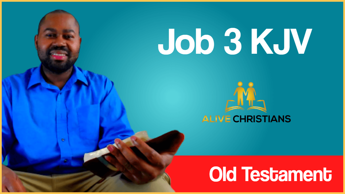 Job 3 KJV with Audio - After this opened Job his mouth, and