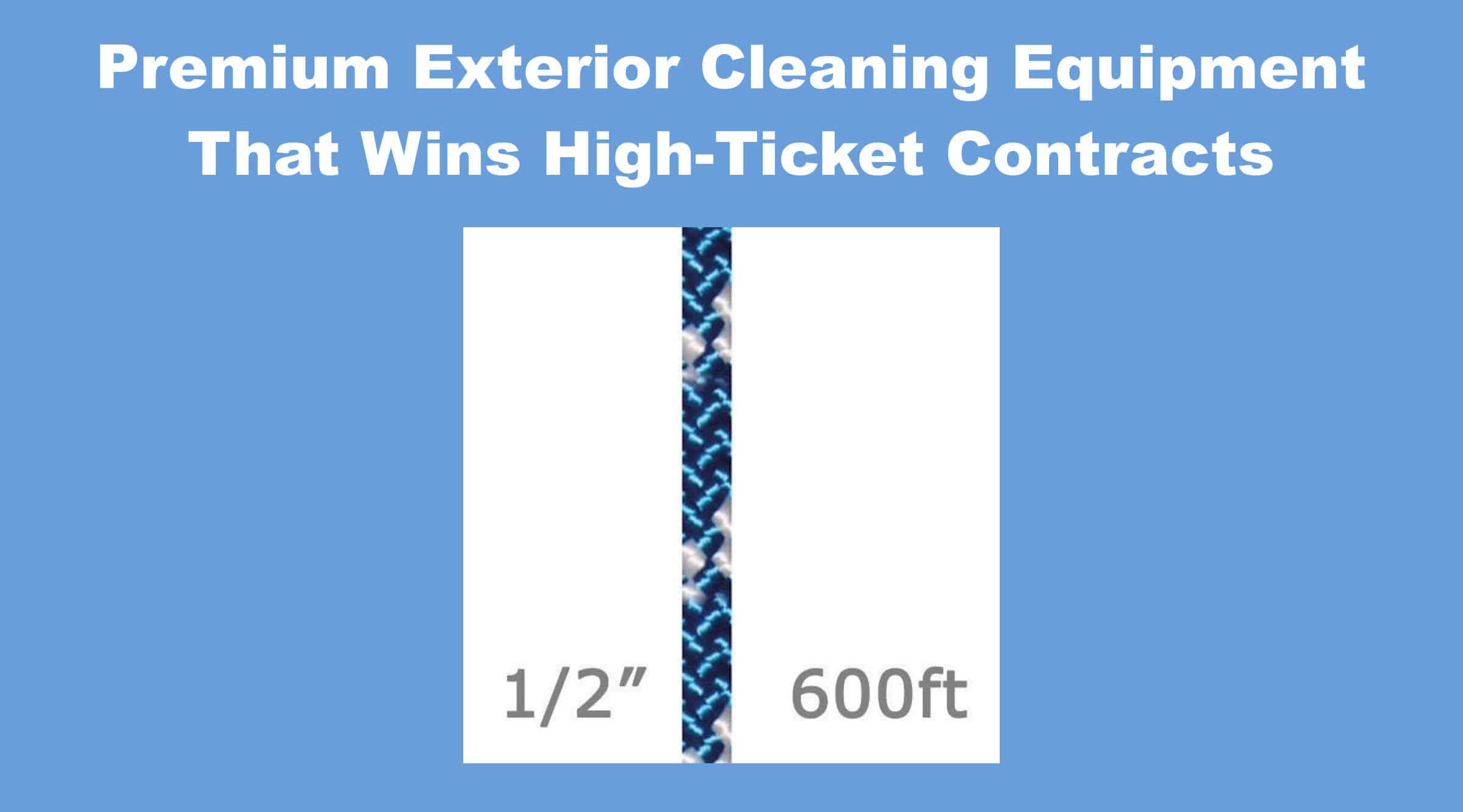 Premium Exterior Cleaning Equipment That Wins High-Ticket Contracts