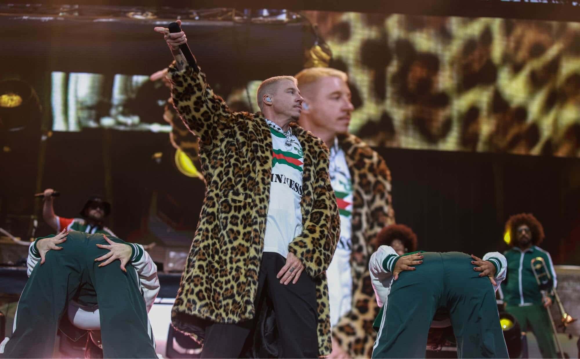 Macklemore Performs At Virgin Media Park. Credit - Debbie Hickey/Getty Images