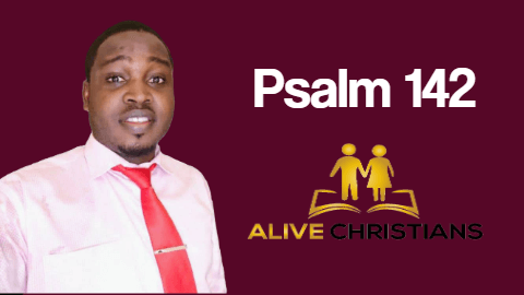 Psalm 142 KJV with Audio - I cried unto the Lord with my voice