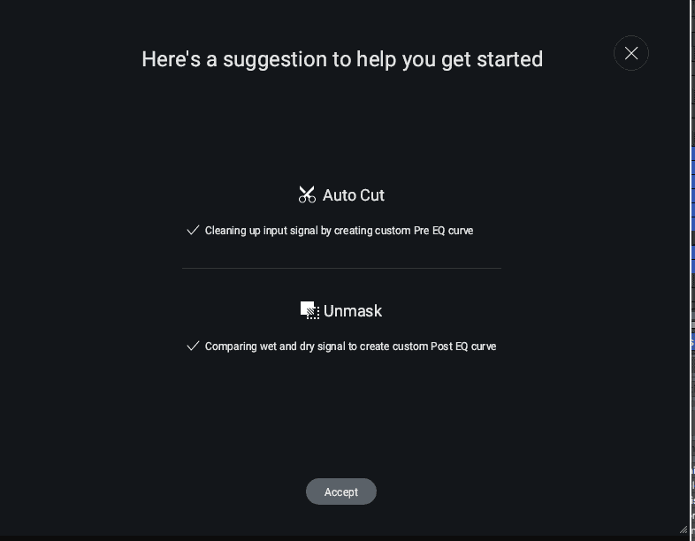 Reverb Assistant running