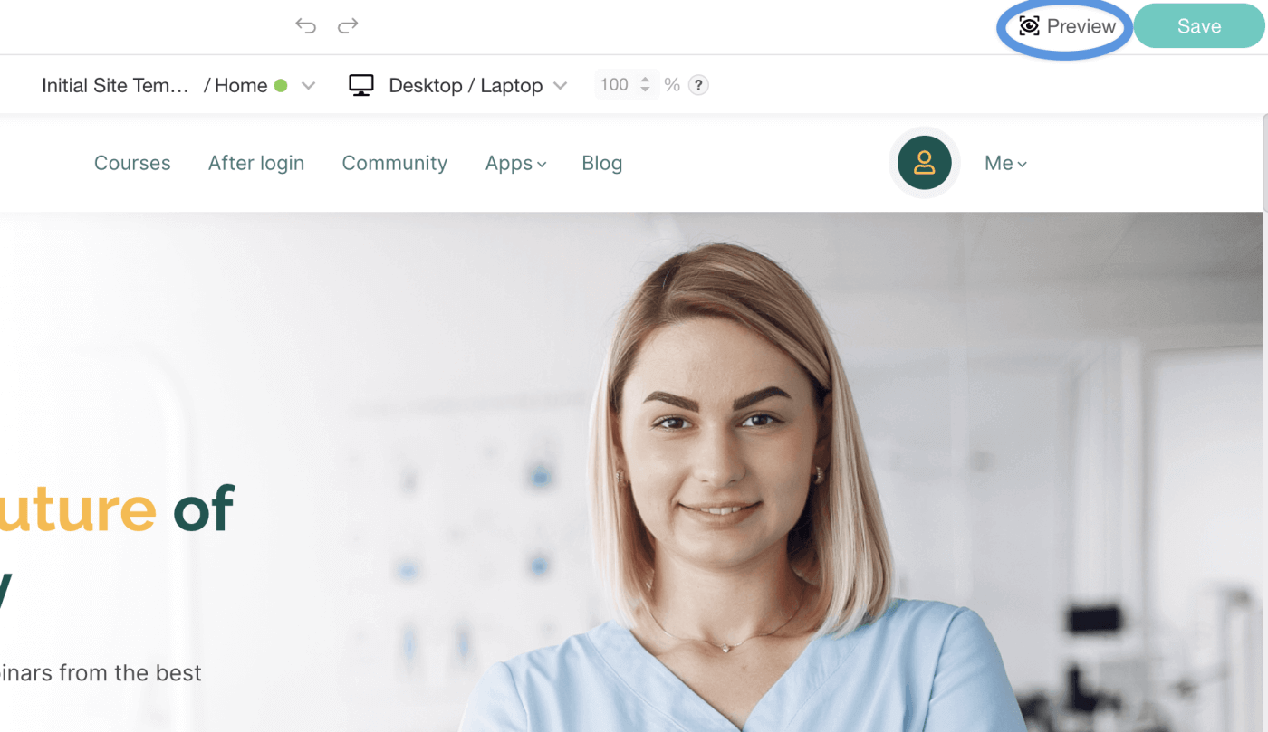 Create a blog on LearnWorlds: Preview Learn Worlds Blog
