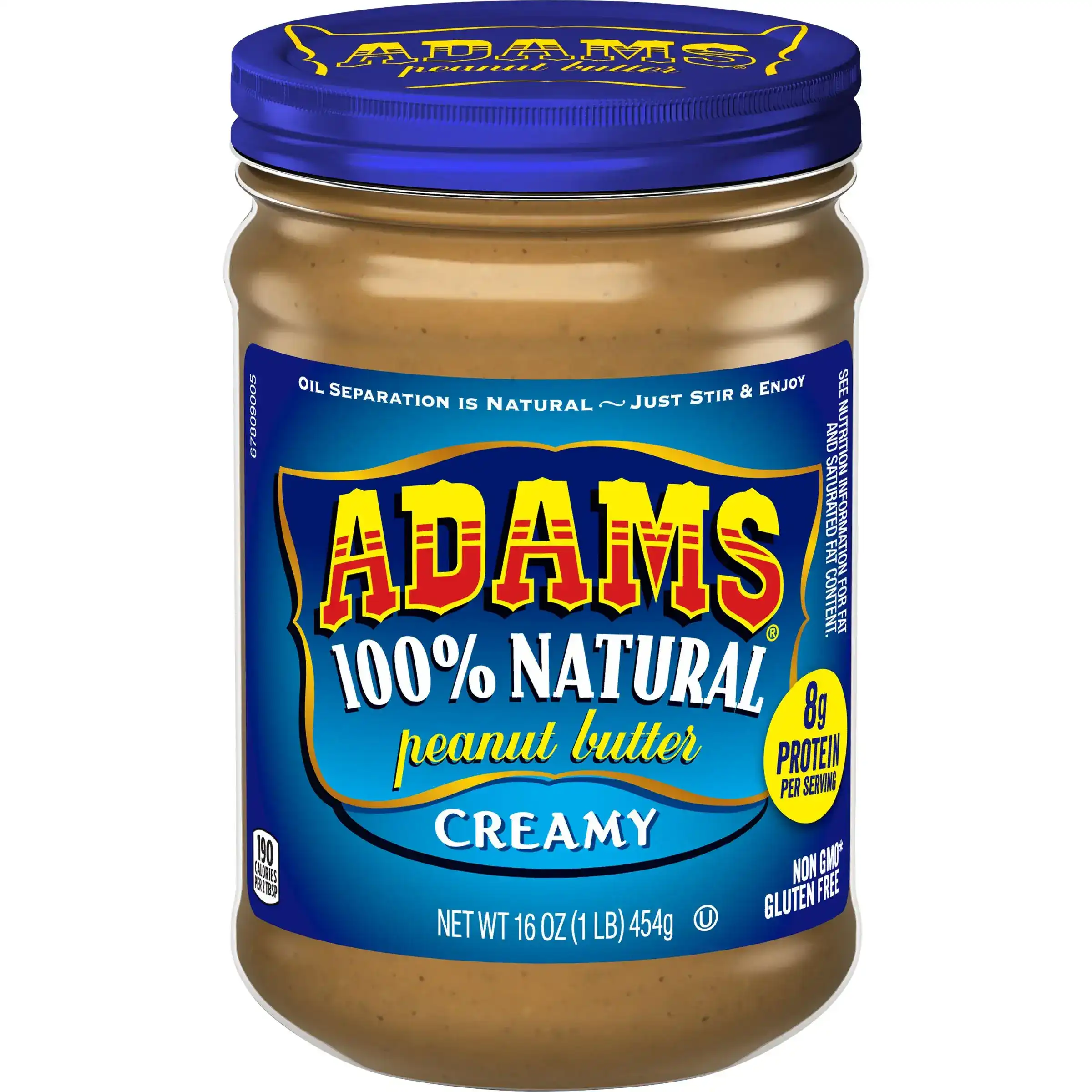  Adams Peanut Butter jars lids