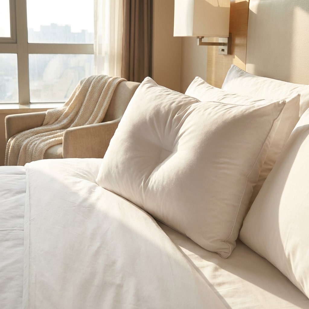 Which Store Offers Pillow Inserts in Bulk for a Hotel?