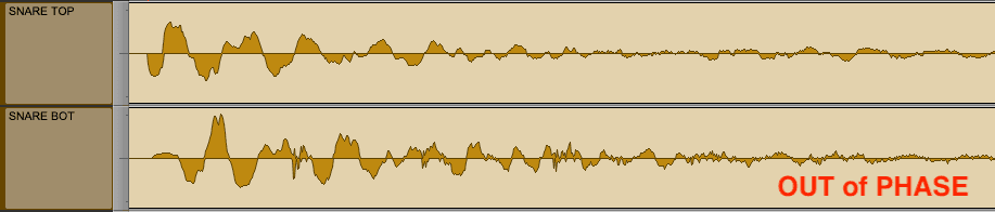Image 07 - Waveform view of two microphones on a single snare drum, OUT of phase with each other .png
