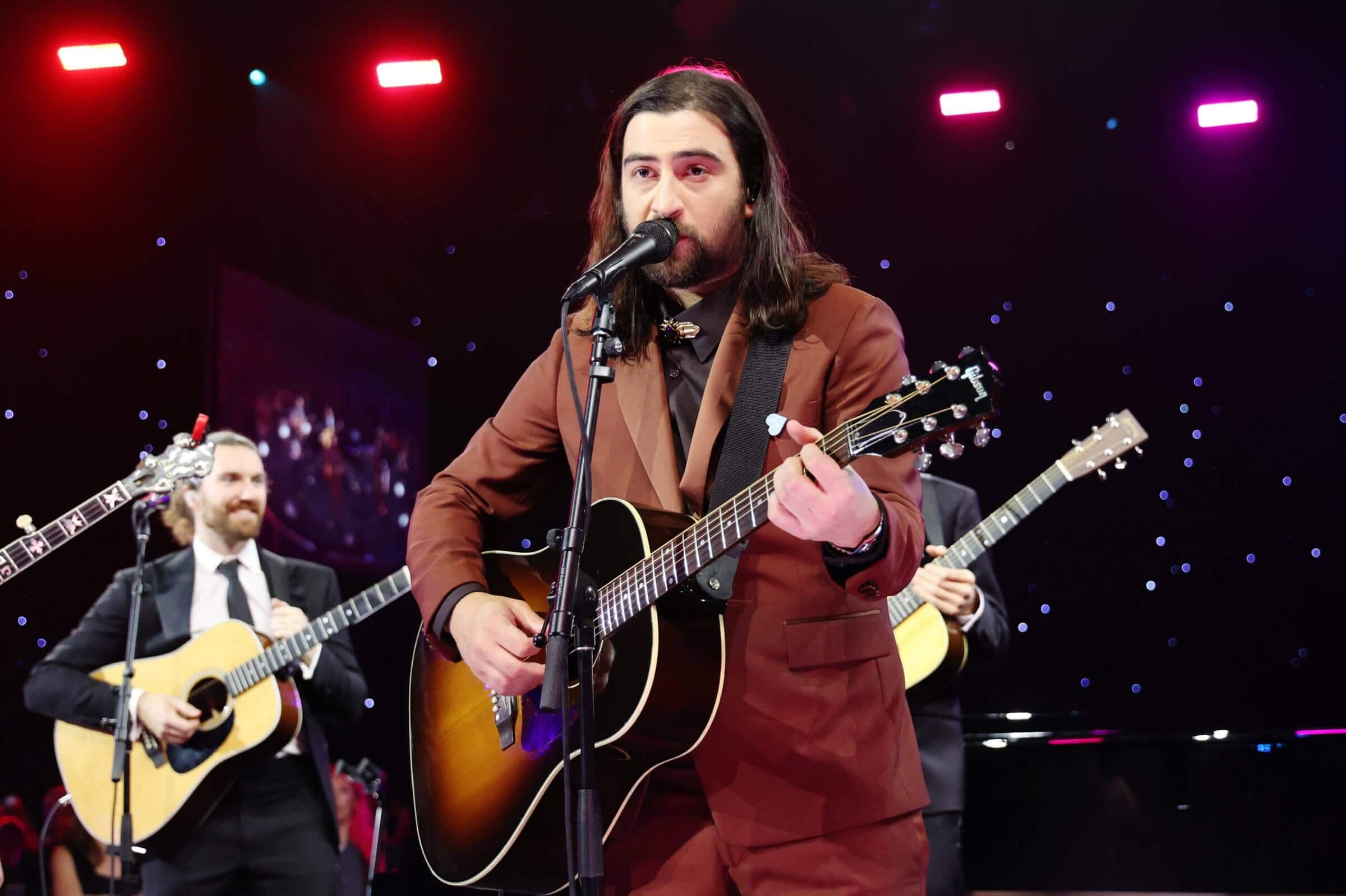 Noah Kahan at a festival