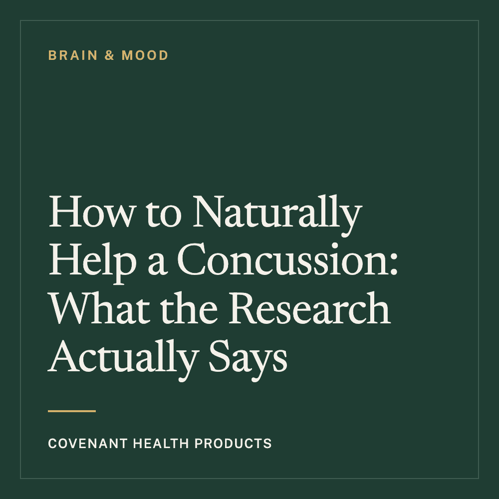 Natural Concussion Recovery: What the Research Actually Says