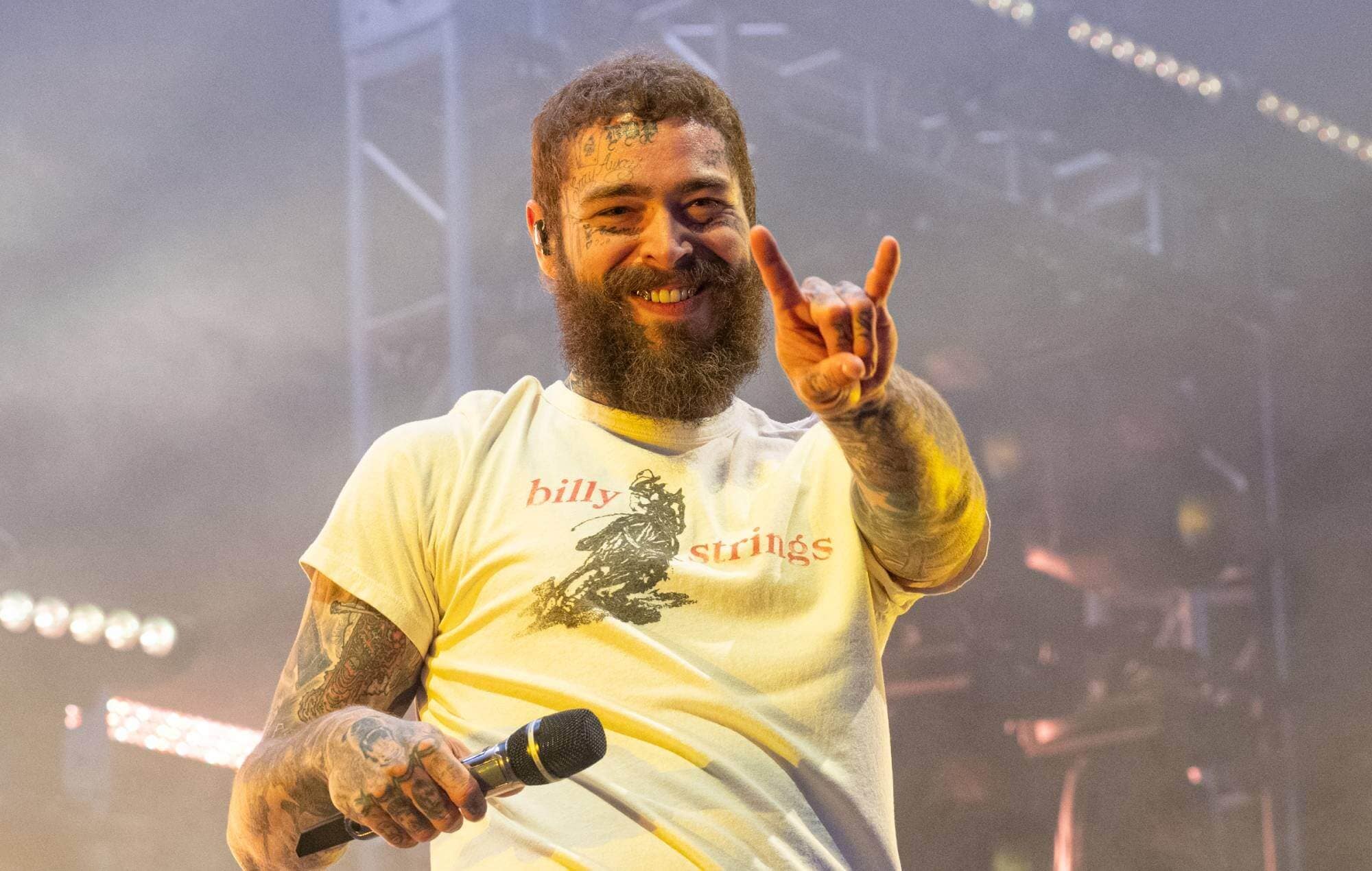 Post Malone live on stage — energy you don't want to miss!