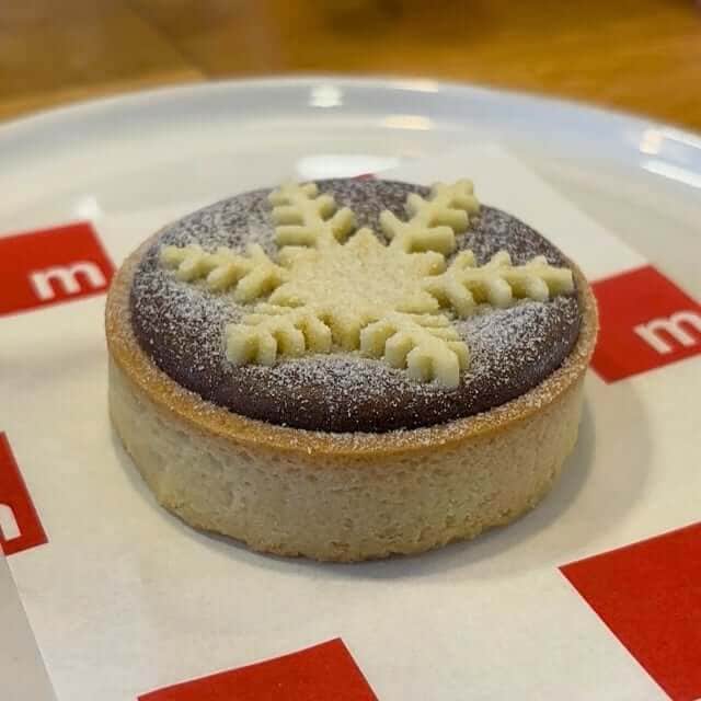 Snowfall Brownie Pie