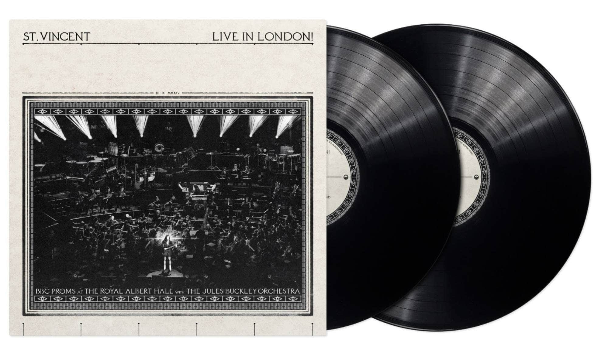 Vinyl cover art for St. Vincent Live In London album