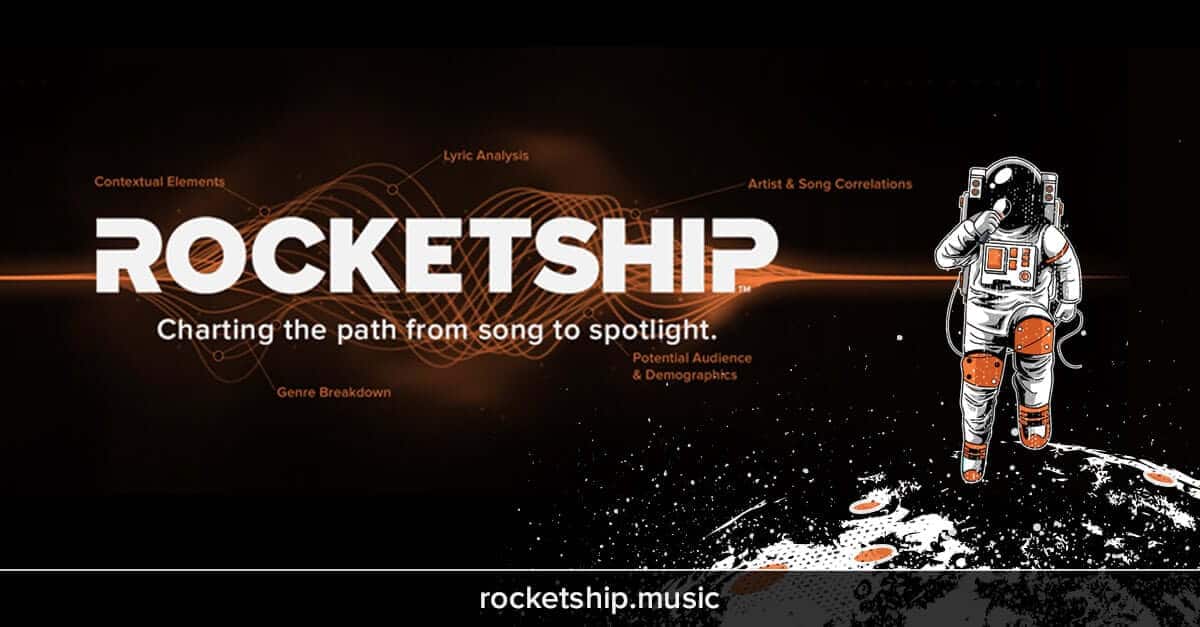 Rocketship AI music analysis dashboard