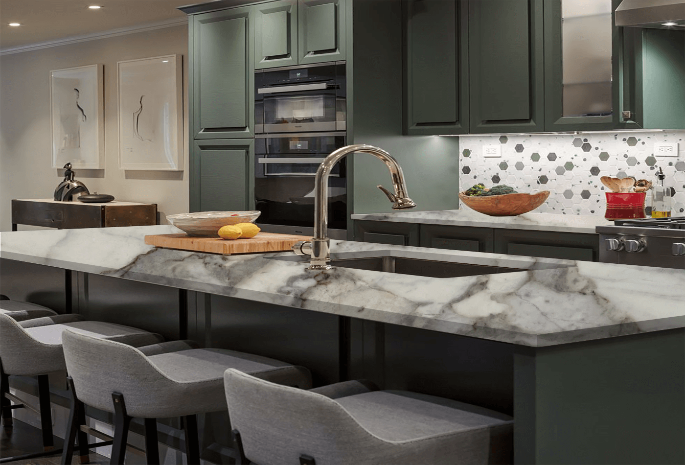 Calacatta Brasile Exotic Quartzite; Grey Slabs at the Finest