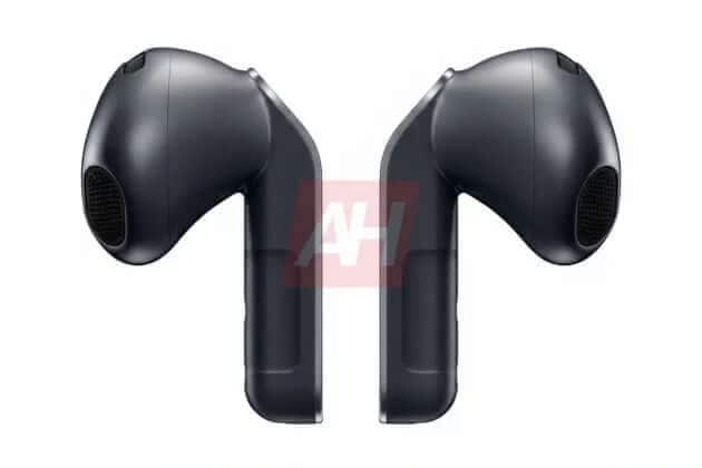 New Galaxy Buds 4 with metallic accents on the stem