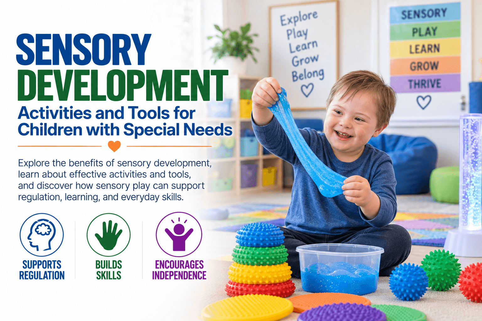 Sensory Development Activities and Tools for Children With Special Needs
