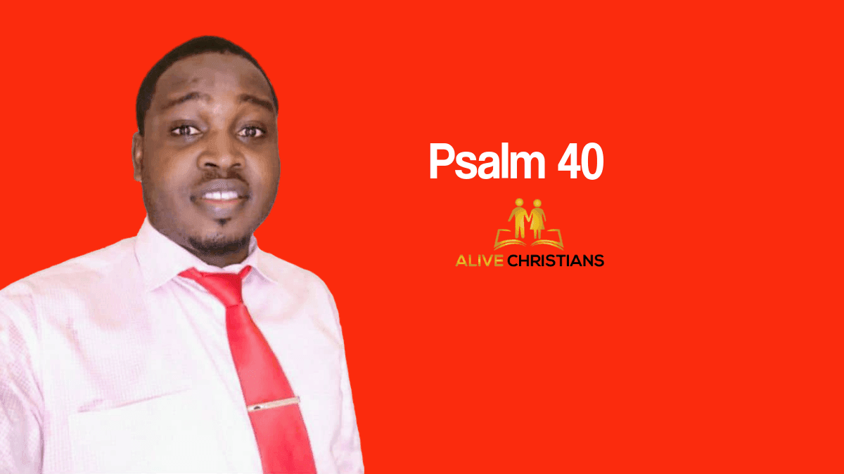 Psalm 40 KJV with Audio - I waited patiently for the Lord