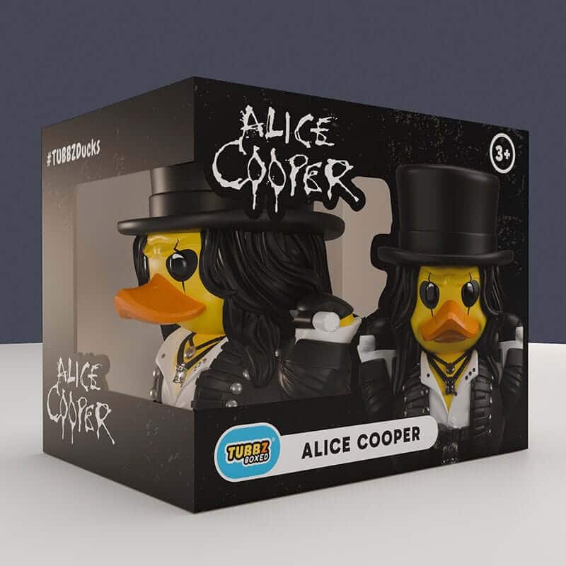 Alice Cooper TUBBZ Boxed Edition available from TUBBZ UK