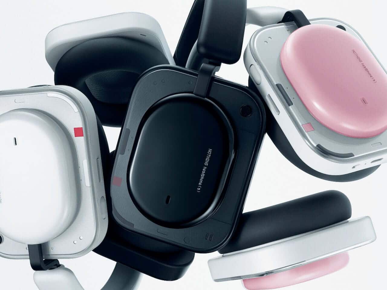 Nothing Headphone (a) folded design showing portability