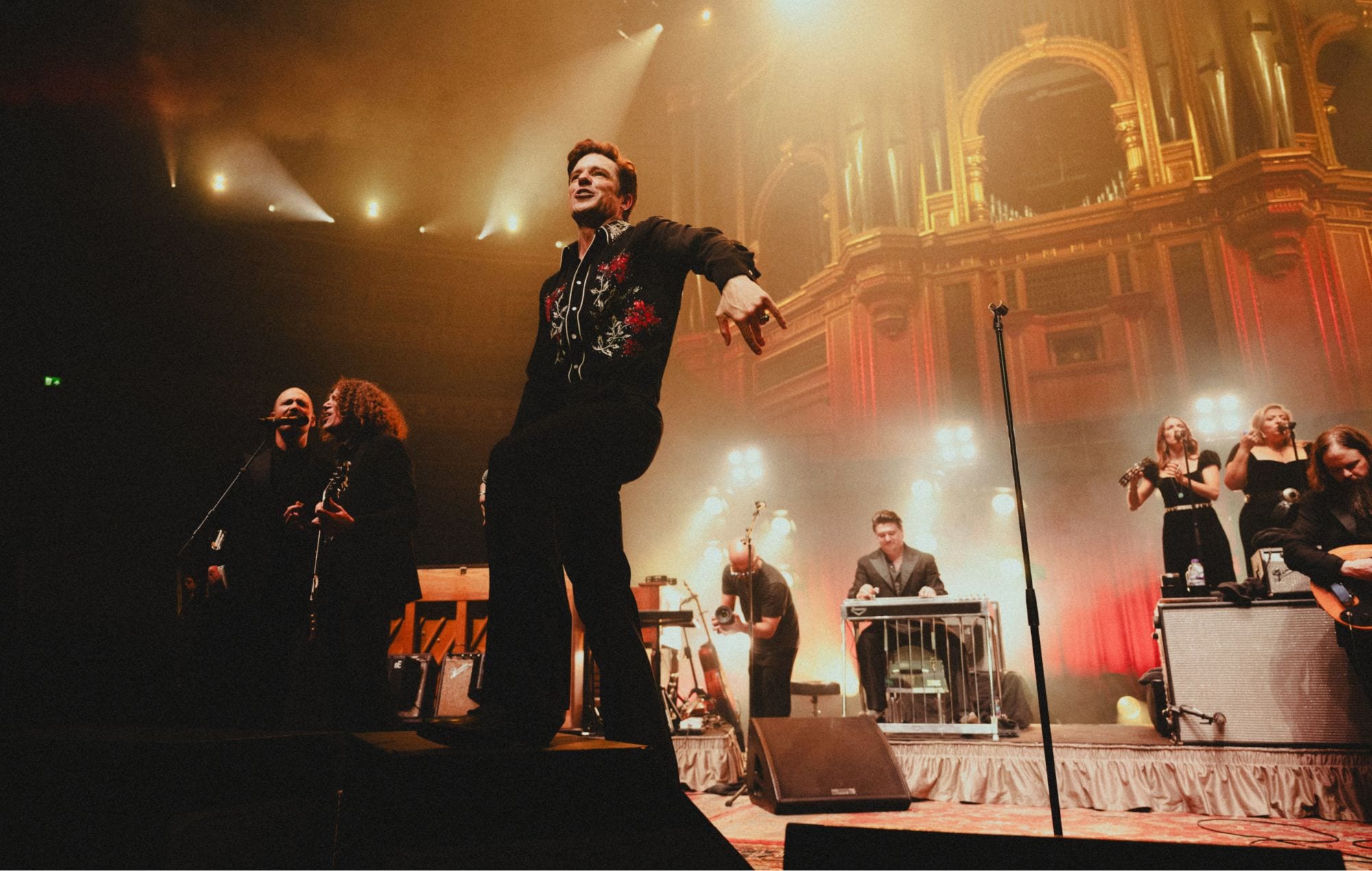 Brandon Flowers taking over the Royal Albert Hall stage