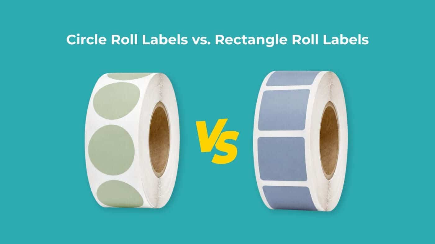 Circle Roll Labels Vs Rectangle Roll Labels