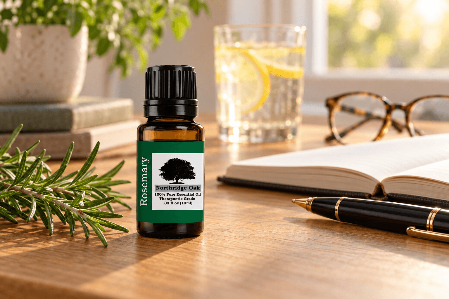Rosemary Essential Oil for Memory, Focus and Studying