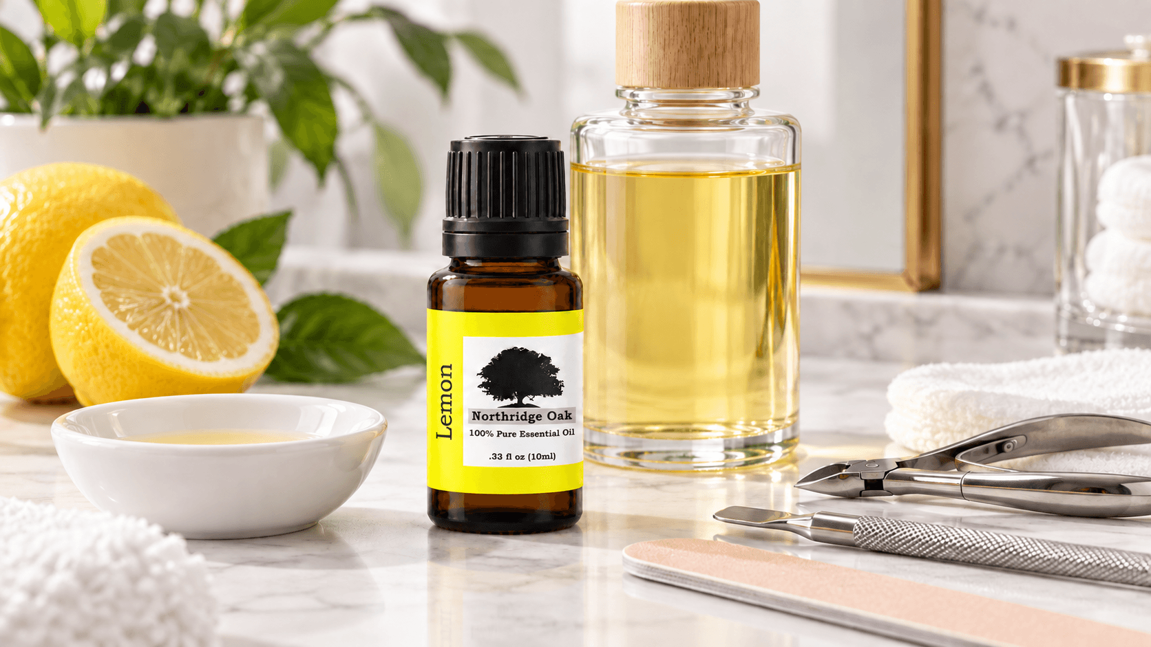 Lemon Essential Oil for Nails and Cuticles: Safe DIY Care