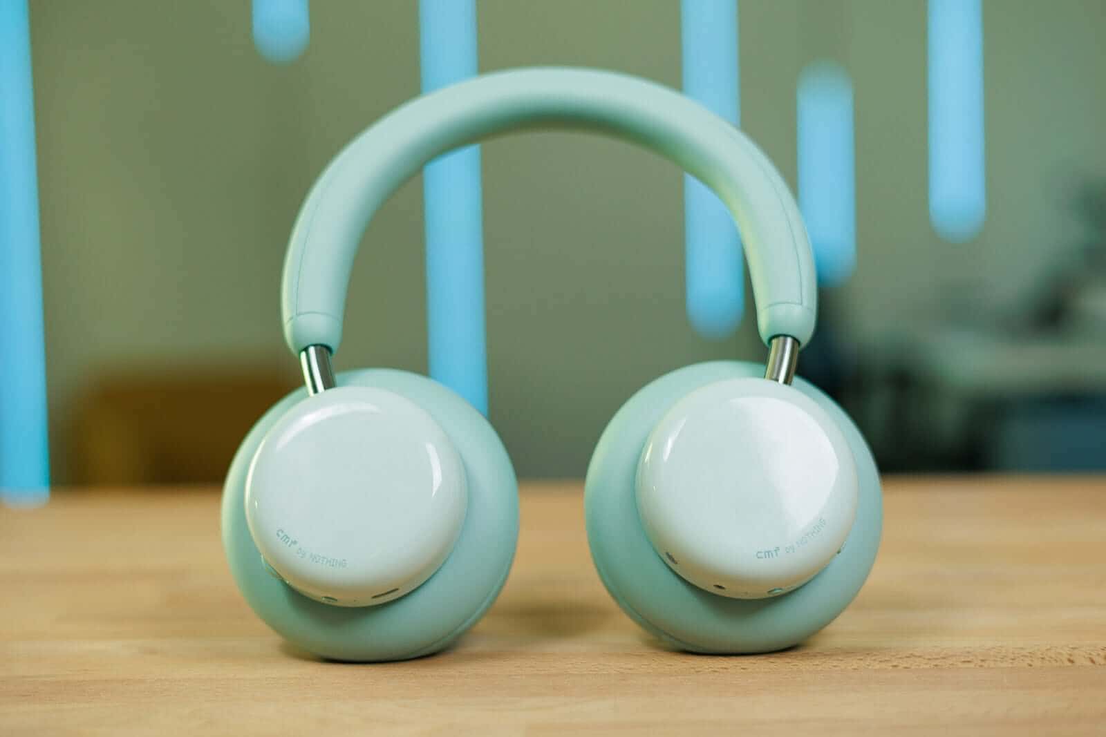 CMF Headphone Pro — bold on-ear headphones in light green