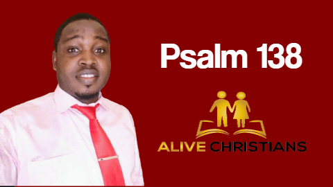 Psalm 138 KJV with Audio - I will praise thee with my whole