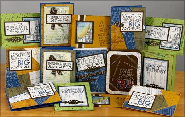 14 Blueprints Cards