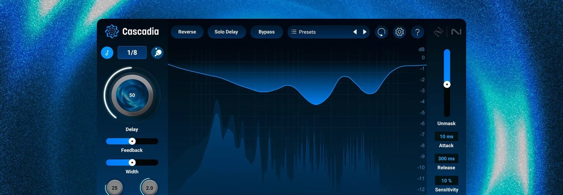 Introducing Cascadia, your intelligent delay plugin