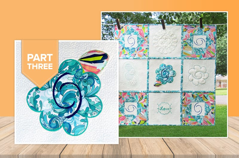 ’Hatching’ a Quilt – Appliqué Quilt Block