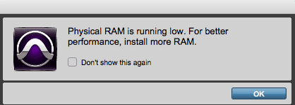 Out of RAM