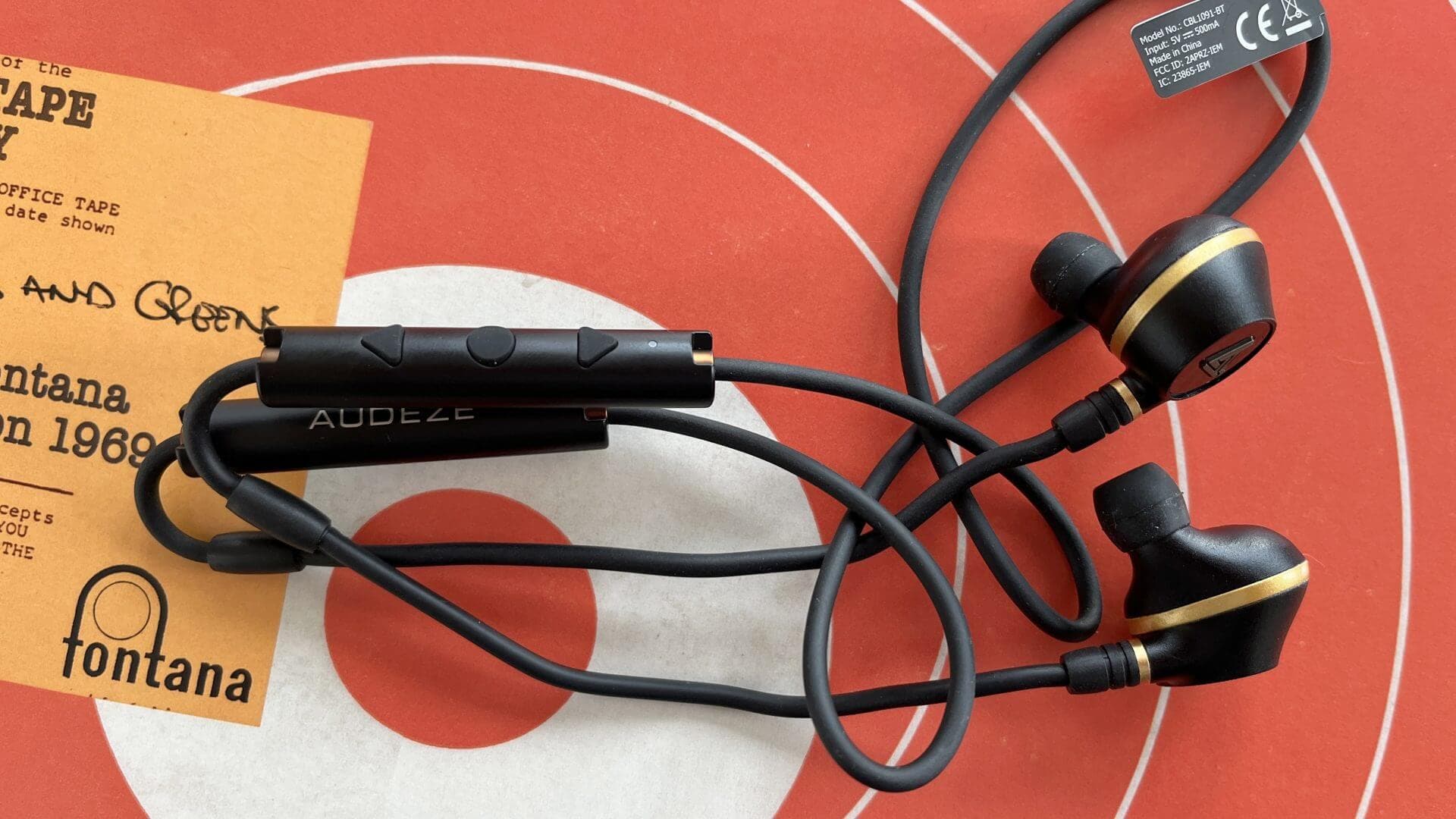 Audeze Euclid set against a dark background highlighting elegance