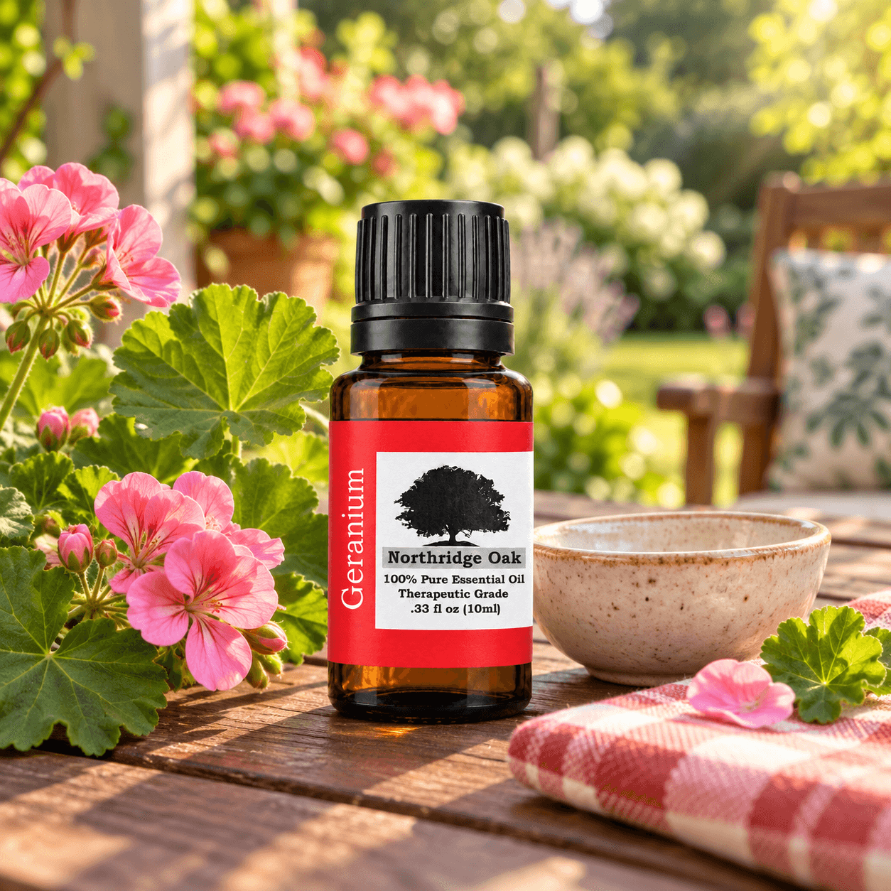 Geranium Essential Oil for Outdoor Use