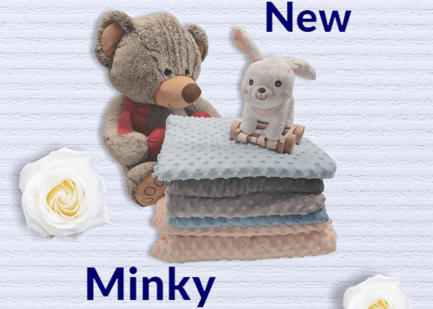 Nouveaux Tissus Minky Disponibles
