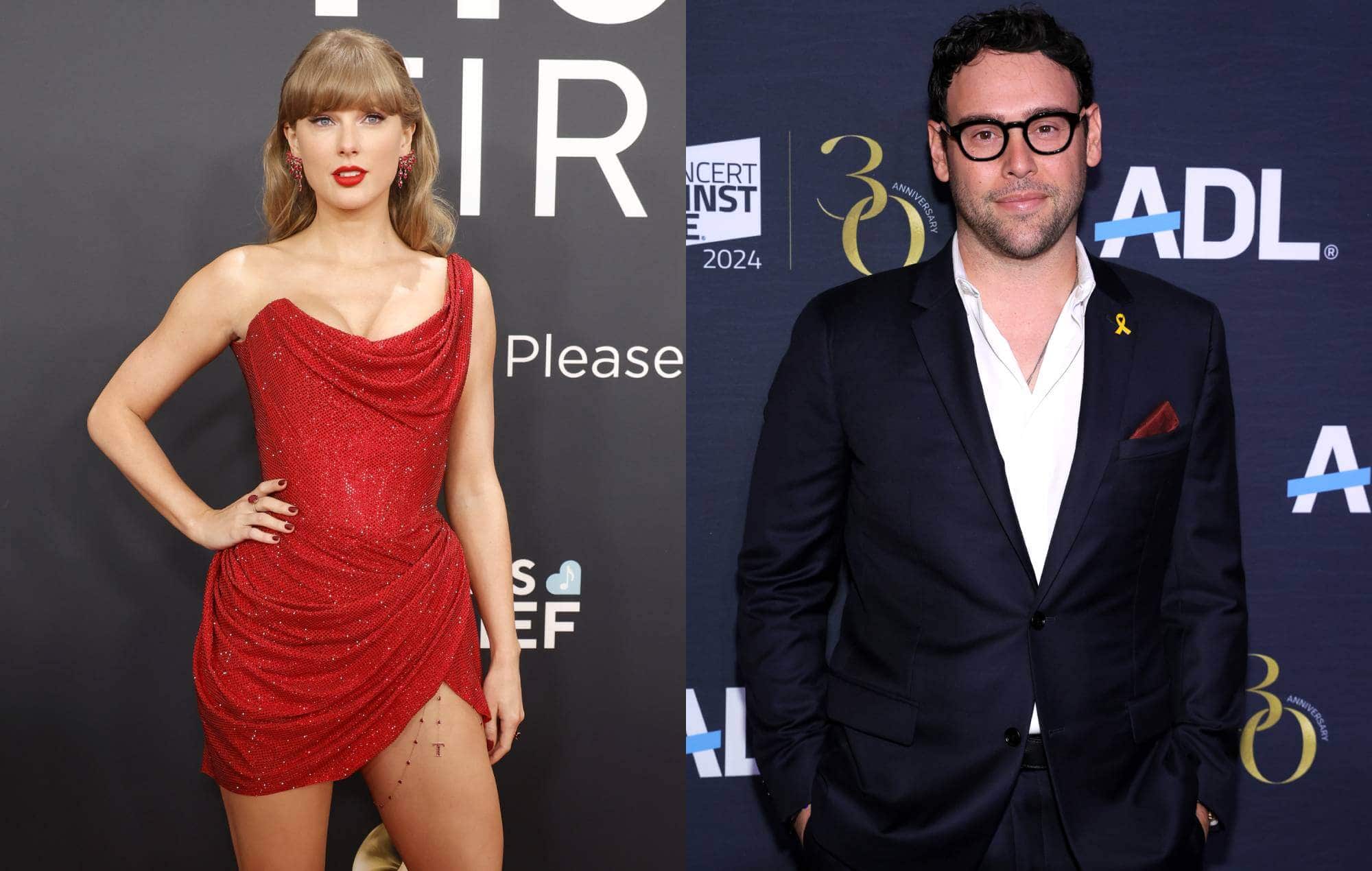 Taylor Swift and Scooter Braun