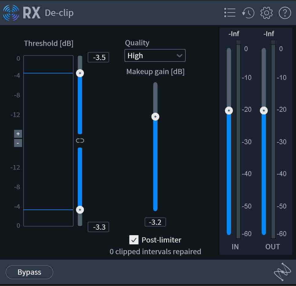 RX De-clip plug-in