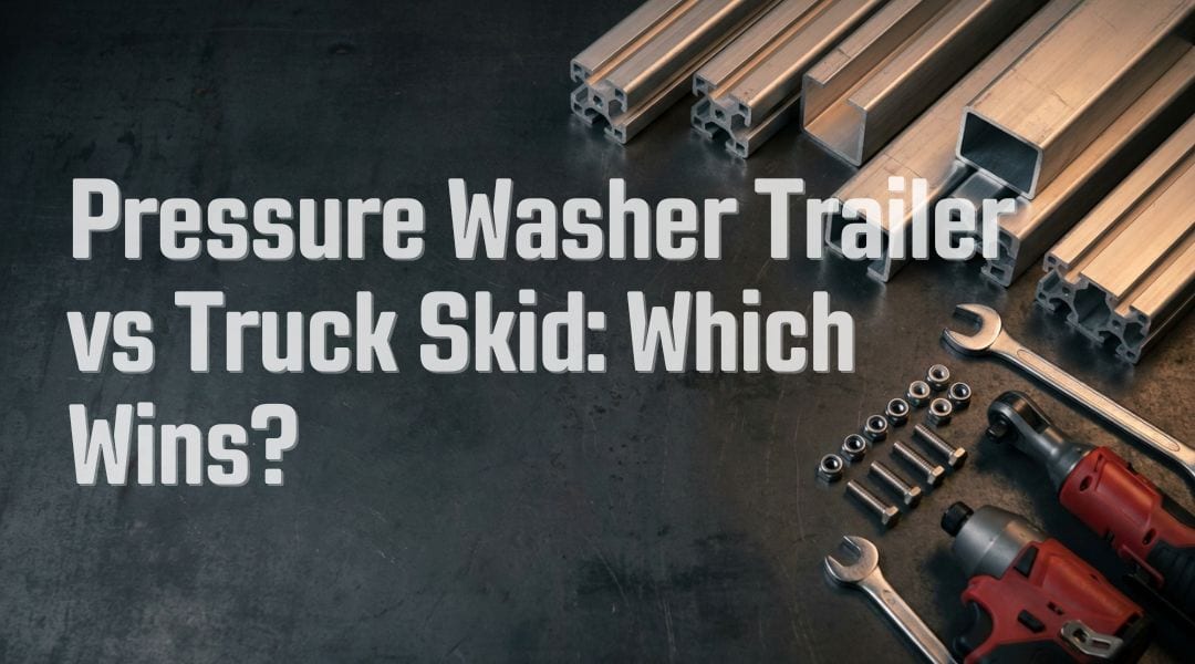 Pressure Washer Trailer vs Truck Skid: Which Wins?
