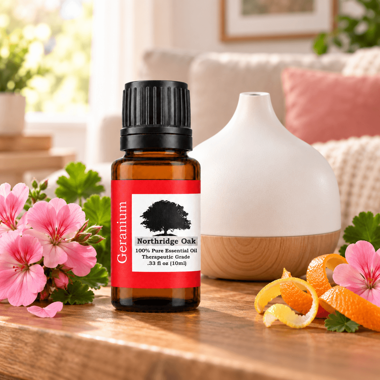 Geranium Essential Oil Diffuser Blends: 20 Fresh, Rosy Recipes