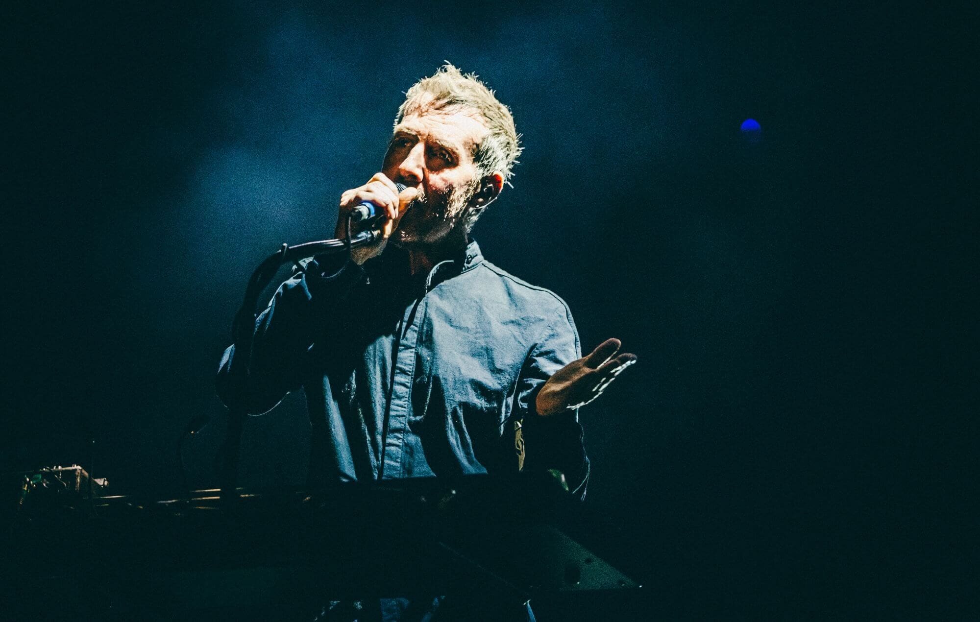 Robert Del Naja of the band Massive Attack in 2025