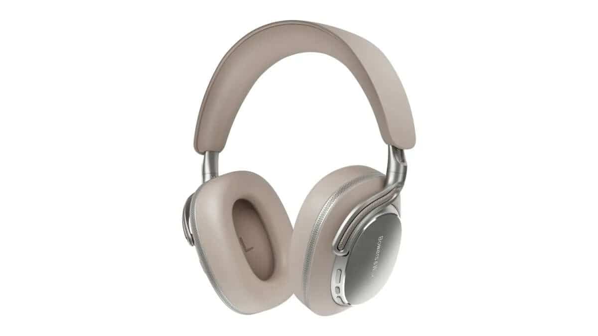 Comfortable high-end noise-canceling headphones in use