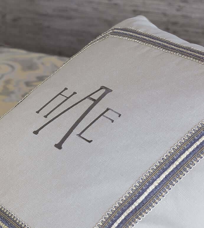 Monogramming Options Available for Decorative Pillows 