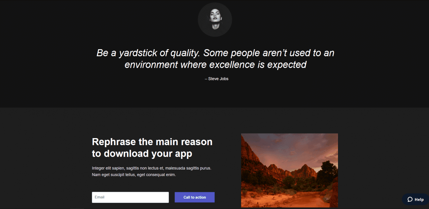 Instapage template app download seven